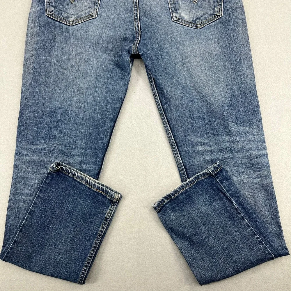 Levis 514 Mens Straight Fit Jeans Medium Wash Blue Denim Size 34 - Picture 14 of 16